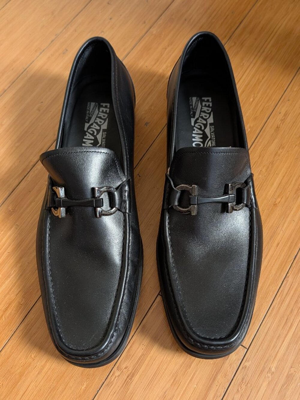 Ferragamo Grandioso Men's Gancini-Bit Leather Loafer